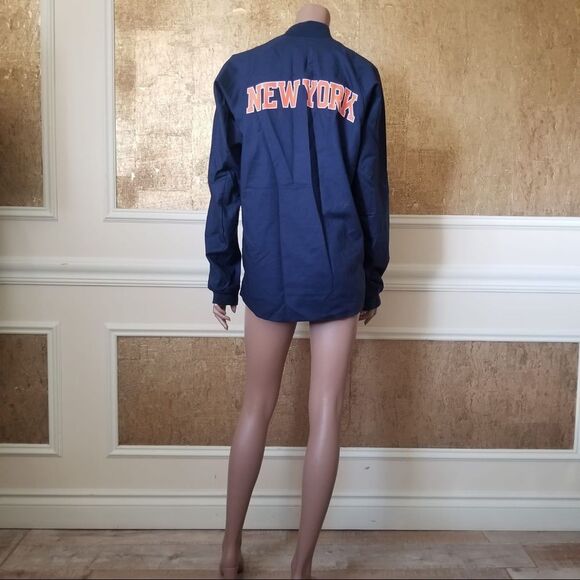 Limited Edition NIKE NBA NY knicks blue jacket S - Picture 7 of 9